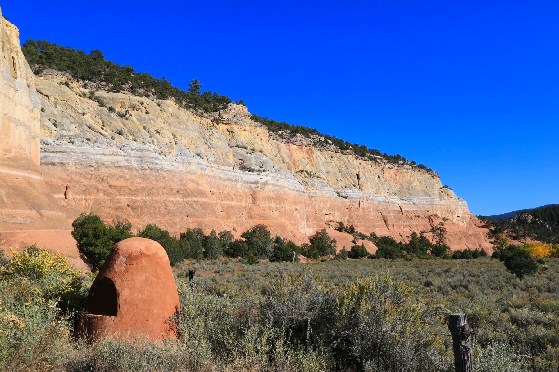 Gallina Canyon Wilderness Jacal Deck View