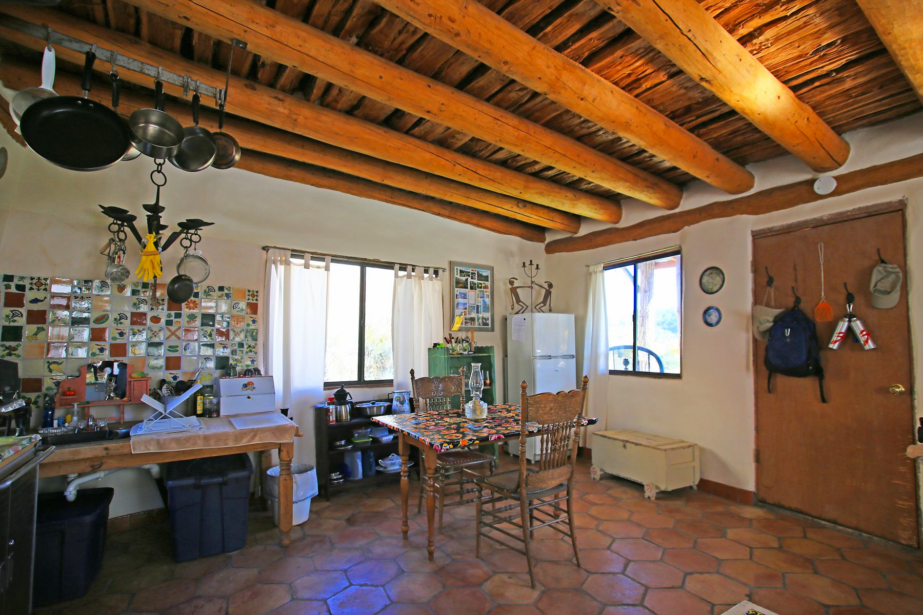 Gallina Canyon Wilderness Jacal Kitchen