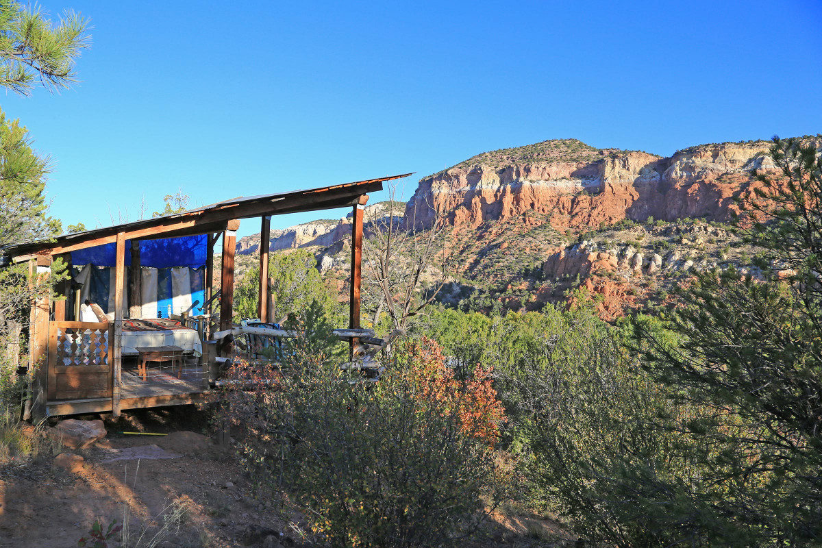 Gallina Canyon Casita Sleeping Deck